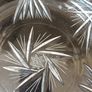 Pinwheel & Star Clear Lead Crystal Bowl. Image 3