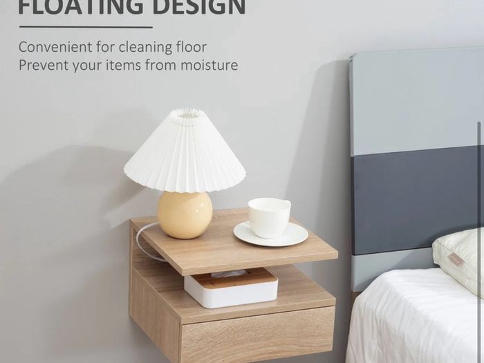Floating Bedsite table