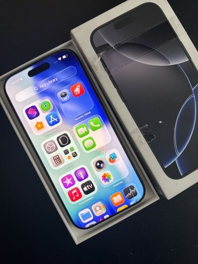 iPhone 16 Pro, 128GB, Black, unlocked, 100% battery