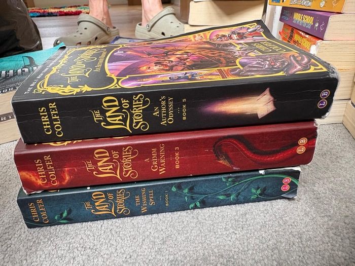 Selection of books kids tweens and teens