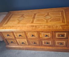 Inlaid Chest & Writing Bureau