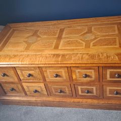 Inlaid Chest & Writing Bureau