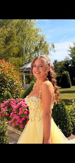 yellow debs dress