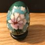 Rare vintage Cloisonne Enamel Egg Image 2
