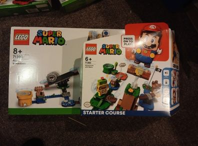 Lego Super Mario Bundle 71360 Mario Starter Course & 71390 Reznor Knockdown