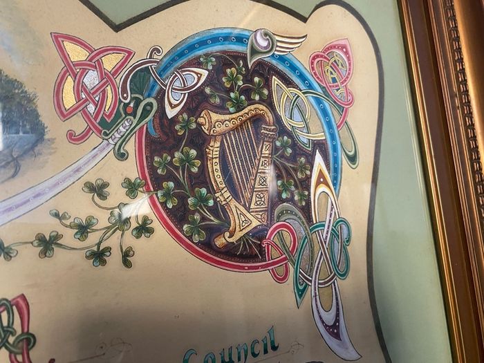 Illuminated Address Petition to Archbishop of Dublin by Alice O'Carolan