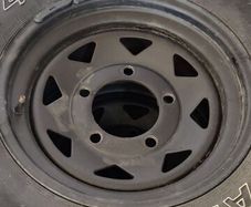 Land Rover steel wheels
