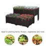 Set of 4 Raised Garden Beds - Elevated Planter Boxes - PP Construction - For Flowers & Vegetables Image 6