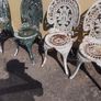 antique garden chairs Image 2