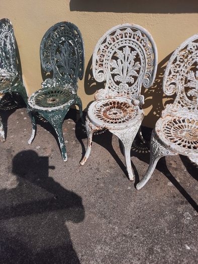 antique garden chairs