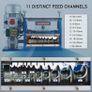 220V  Scrap Cable Stripping Machine 1mm-38mm 10 Blades Wire Stripper Recycling Image 5