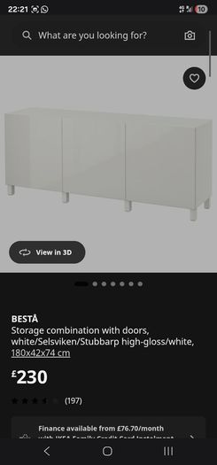 Ikea Besta Storage Unit
