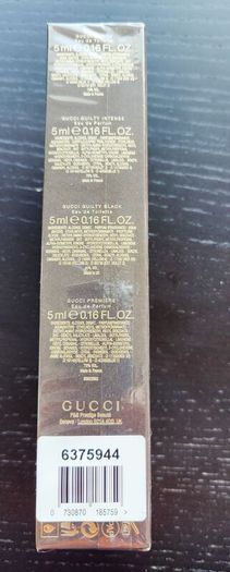 Gucci Perfume Set of 4 Sealed and Unopened - Gucci Guilty - Gucci Guilty Intense - Gucci Guilty Black - Premiere