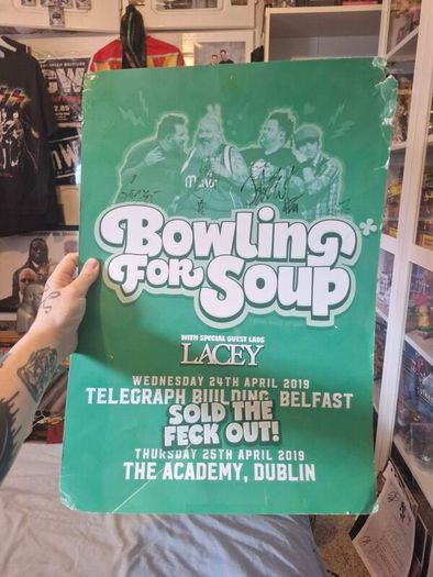 Bowling For Soup Signed Poster