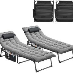 Sun Lounger Set of 2