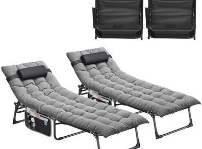 Sun Lounger Set of 2
