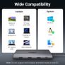 Docking Station, Revodok Pro 210 USB C Hub (10-in-1) with Dual 4K@60Hz, Single 8K@30Hz, Gigabit Ethernet, 100W PD, 4x 5Gbps USB Data Ports, SD/TF, USB-C Dock for Thinkpad, HP, Dell Laptops Image 8