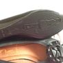 Soft leather and patent wedge shoe. Size 40 Image 2