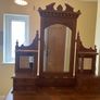 Beautiful solid wood dressing table with detachable Top with three mirrors and two little chest of drawers Image 3