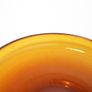 Vintage Amber Glass Platter by Erik Hoglund for Boda Glasbruk, 1960s Image 3
