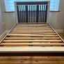 Wooden double bed frame Image 2