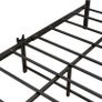 3ft Single Size Metal Platform Bed Frame with Wooden Headboard and Footboard Image 5