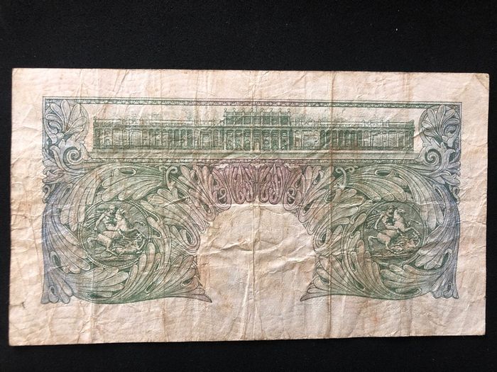 One pound banknote from England