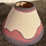 Louis Mulcahy Handmade Floral Pottery Table Lamp with Shade Image 6