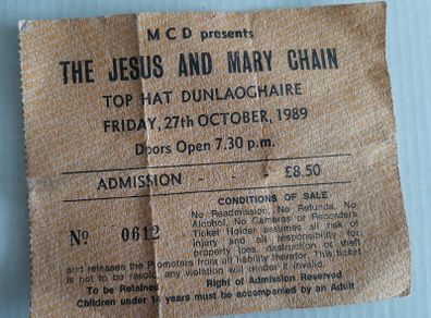 memorabilia original concert ticket 1989