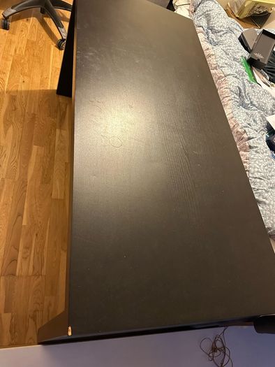 Large Malm desk with pull out slider