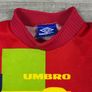 Vintage 1996 Umbro Template England Style Goalkeeper Jersey Shirt Mens Large Image 3