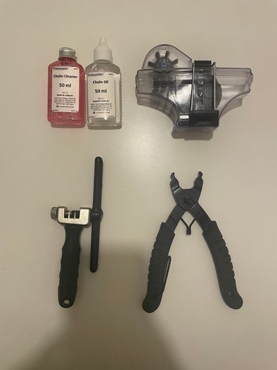 Bike Chain Tools Set - Cleaning, Adjusting & Release Tools
