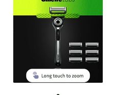 Gillette labs razor and handles
