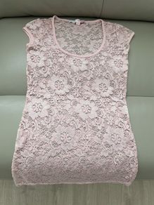 Pink Lace Top