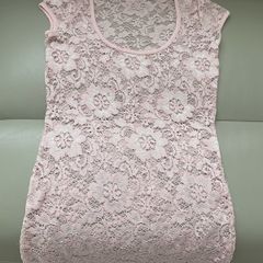 Pink Lace Top