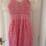 Pink flower dress size 10 Image 2