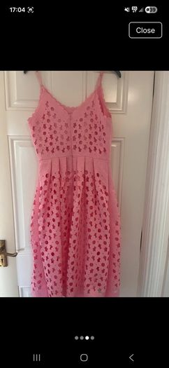 Pink flower dress size 10