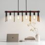 4-Light Kitchen Island Pendant Lights 60W Adjustable Dining Room Light E27 Image 2