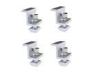 4Pcs Solar End Clamp Adjustable Solar Panel Bracket Clamp Wide Photovoltaic Support For Solar Panel System Easy Installation