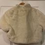 Coast Cream Faux Fur 3/4 Length Bolero - Size M/L Image 2