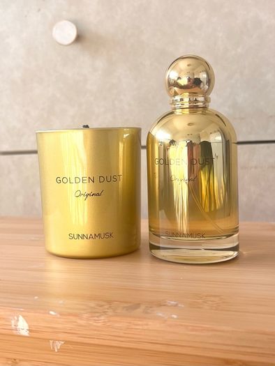 Sunnamusk London Golden Dust Original Eau de Parfum 100ml & Scented Candle Set