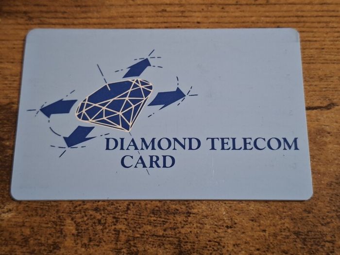 Belgium Diamond Telecom Card Pre-Paid, used, 60 Units - free standard postage