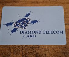 Belgium Diamond Telecom Card Pre-Paid, used, 60 Units - free standard postage