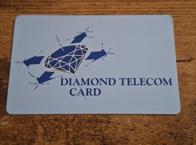 Belgium Diamond Telecom Card Pre-Paid, used, 60 Units - free standard postage