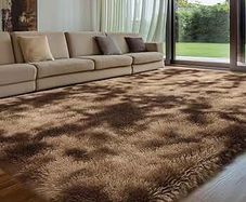 Lemon Rugs Living Room 160x230cm, Coffee Area Rugs for Bedroom, Washable Anti Slip Extra Large Shaggy Soft Rug Fluffy Modern Floor Carpets Mat Beside Carpet for Kids Living Room