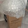 Umbrella Crystal Table Lamp Polished for Bedroom - Silver Image 2