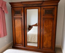 Edwardian Mahogany Wardrobe
