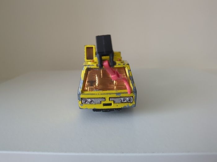 RARE BLACK BASE Matchbox Super Kings K-12 Hercules Mobile Crane - 1974 Lesney