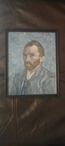 Van Gogh Portrait print framed