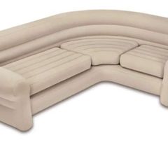 Valve inflatable Corner Couch Sofa 257 x 203 x 76 CM (FREE POSTAGE)